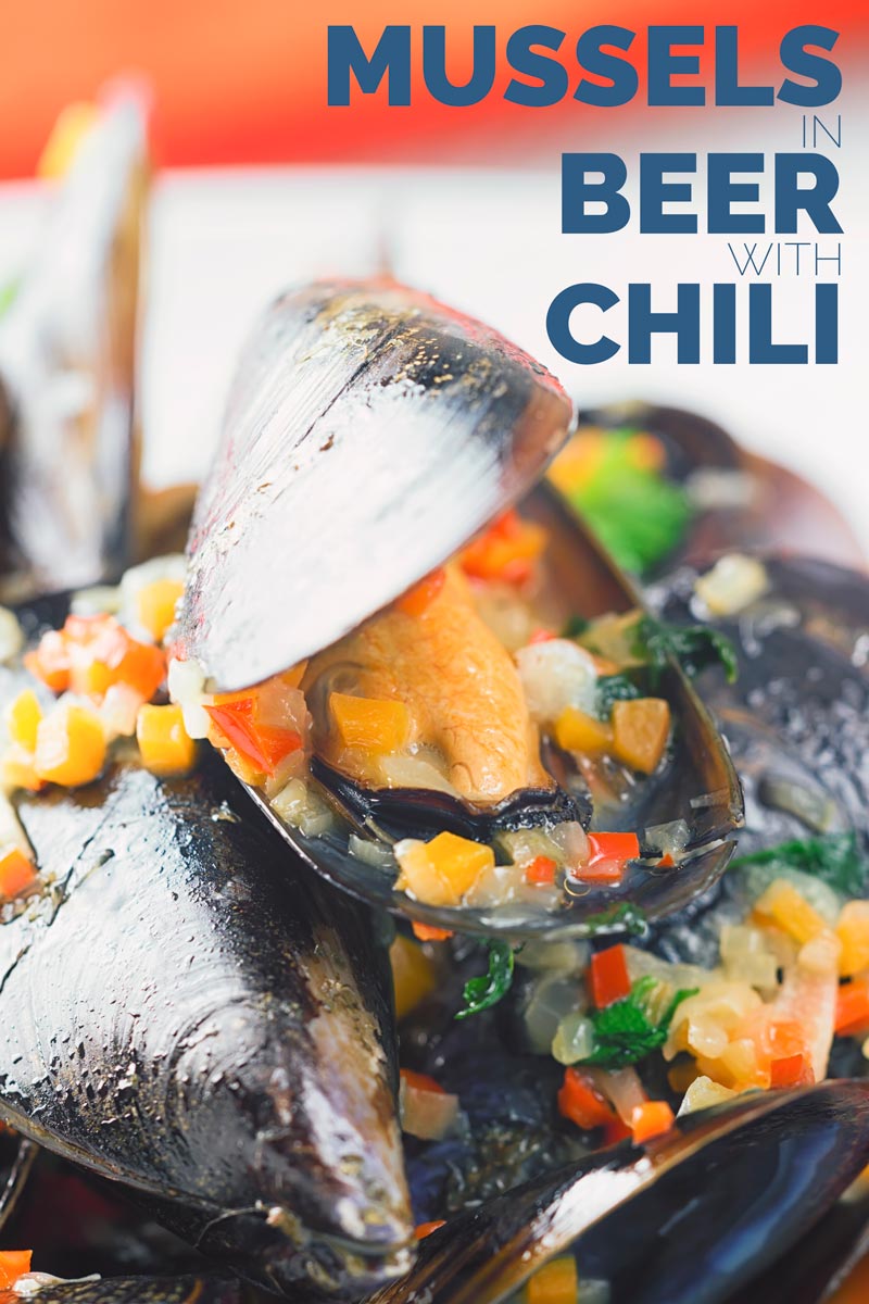 Fast and Simple Beer Steamed Mussels With Chili Krumpli