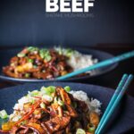 This Stir Fry Beef with Shiitake Mushroom is so quick and simple to make, who needs to wait for the delivery guy and this is quicker, cheaper and tastes glorious!