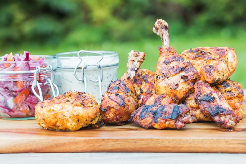 BBQ Tandoori Chicken Recipe | Krumpli