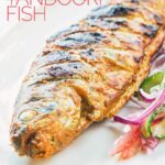 The barbecue is a great substitute for a tandoor oven as this whole BBQ tandoori fish demonstrates. A whole trout in glorious Indian Spices cooked to perfection! #dinnerfortwo #grillparty #bbqparty #grillingrecipe #fishsupper #bbqrecipes #ecipeoftheday #recipeideas #recipeoftheday