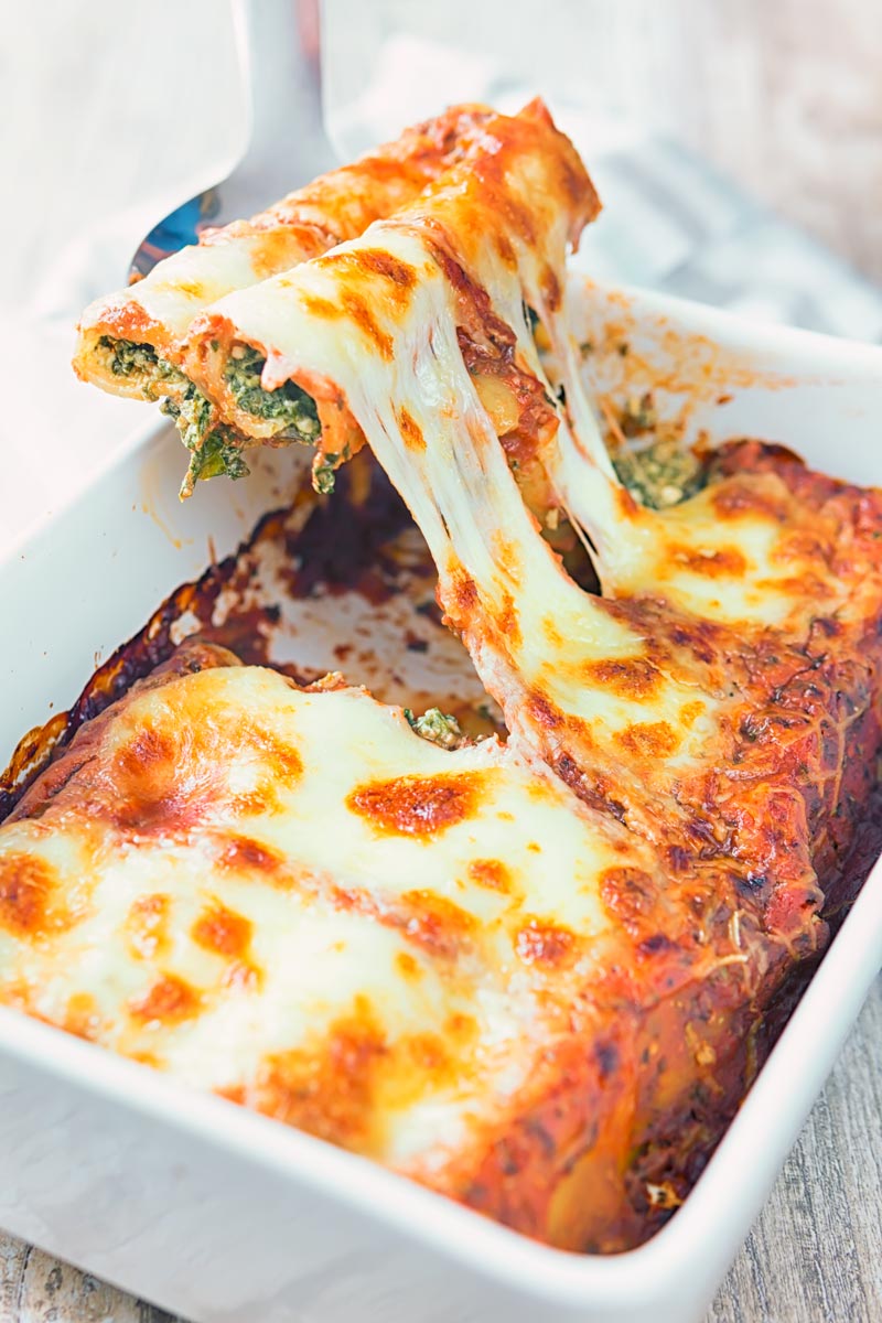 Goats Cheese And Spinach Cannelloni Krumpli