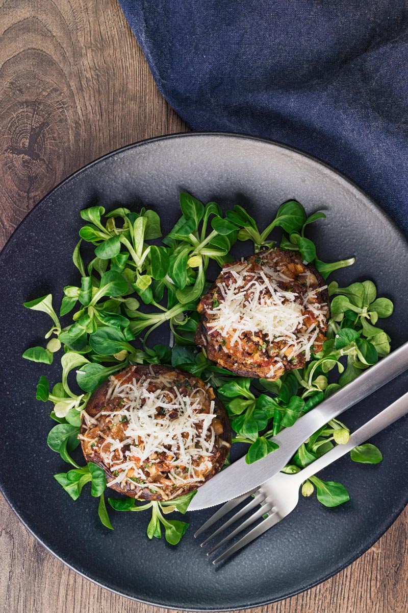 Stuffed Mushrooms with Mince Beef Recipe - Krumpli