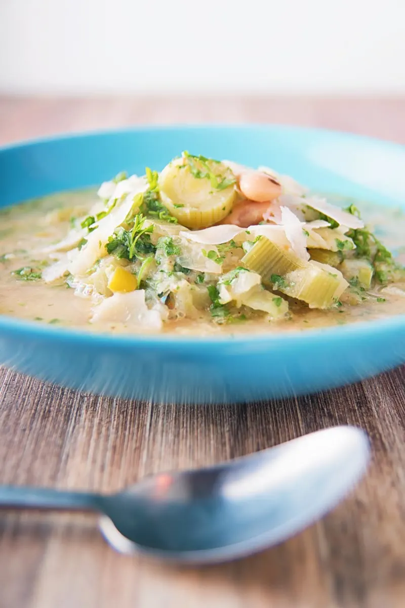 Cabbage Soup With White Beans And Leeks Krumpli