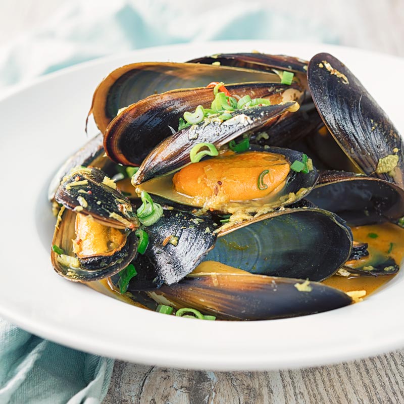 Quick and Easy Indian Curry Mussels Krumpli