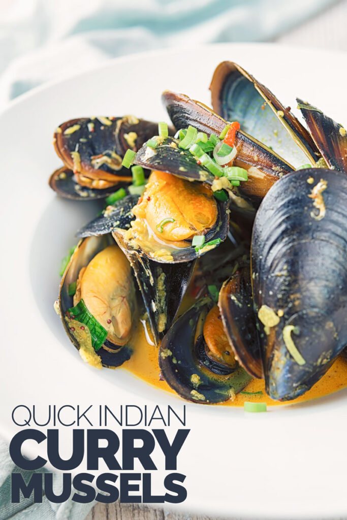 Quick and Easy Indian Curry Mussels Krumpli