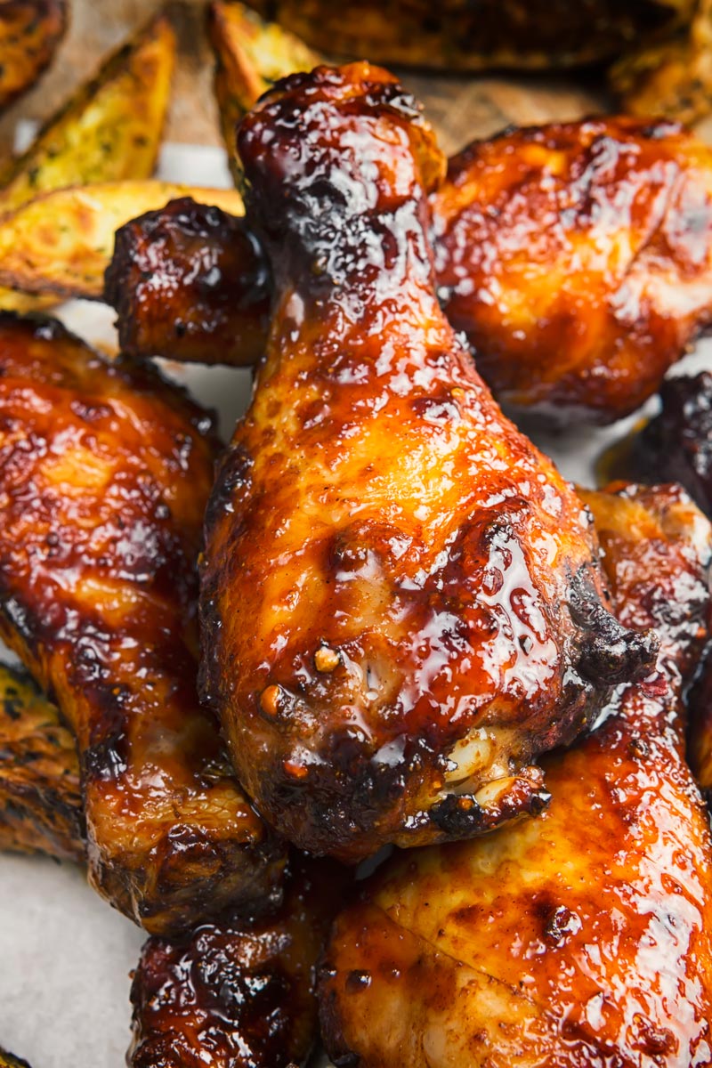 Finger Licking Sticky Chicken Drumsticks | Krumpli