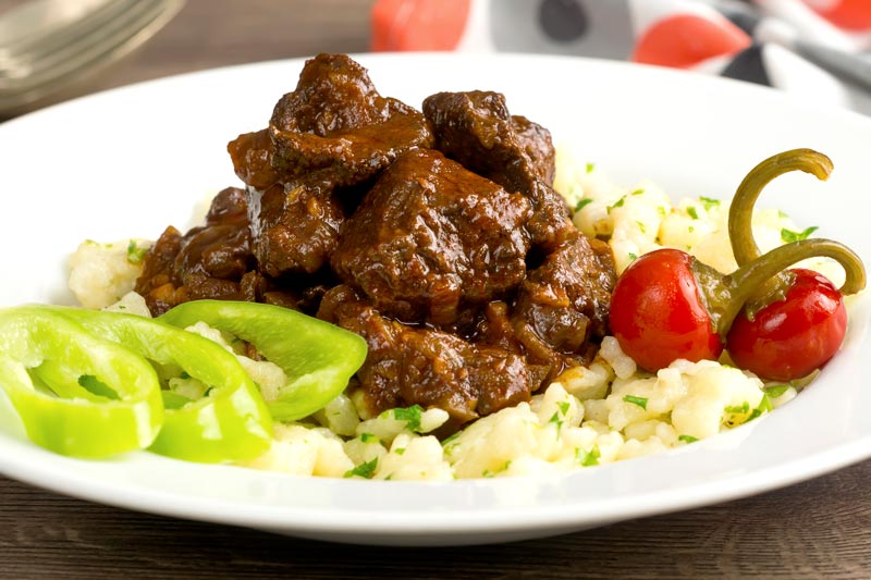 Marha Porkolt Hungarian Beef Stew Krumpli