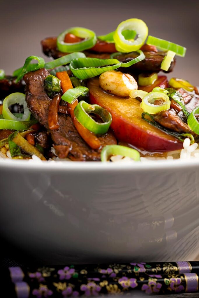 Plum & Duck Stir Fry Recipe | Krumpli
