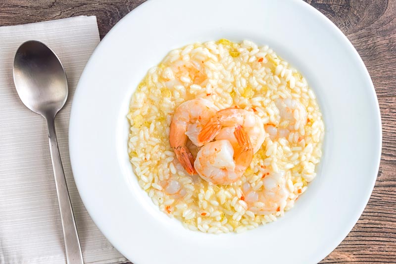 Prawn Risotto with Lemon & Chilli - Krumpli