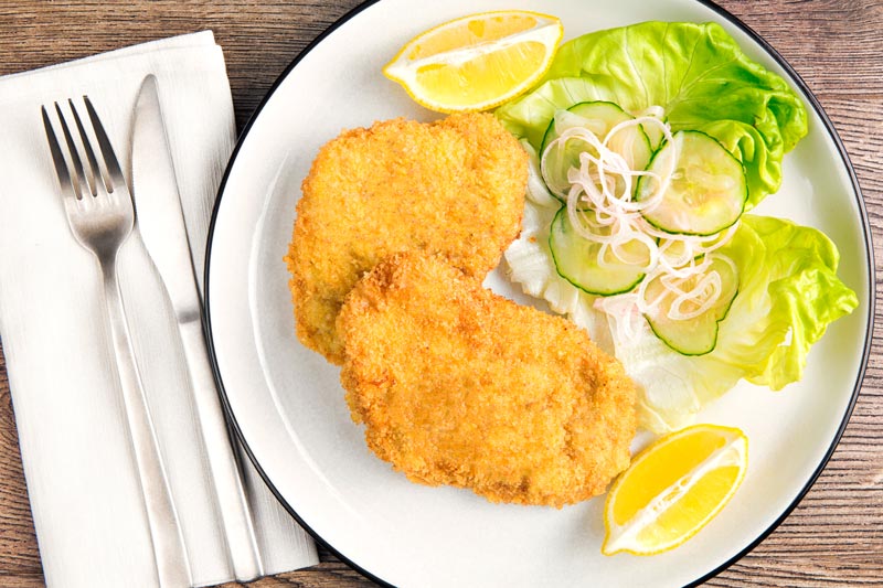 Veal Wiener Schnitzel Recipe | Krumpli