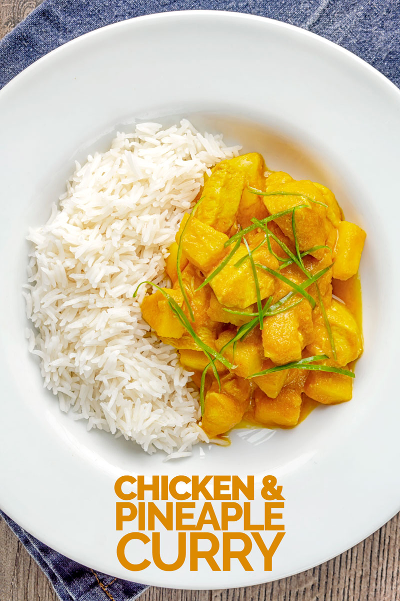 Retro Chicken and Pineapple Curry Krumpli