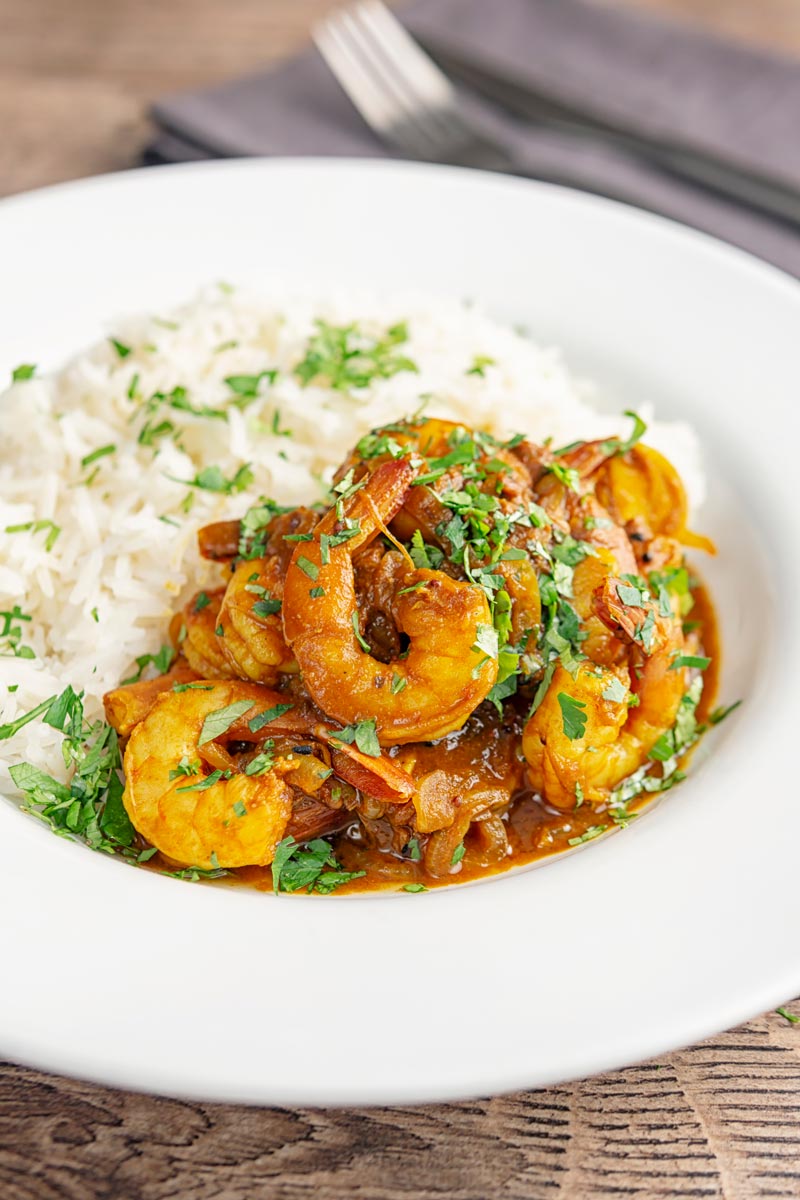 Indian Prawn Curry in Just 15 Minutes! - Krumpli