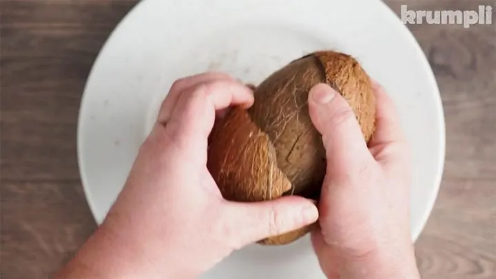 Removal of coconut shell