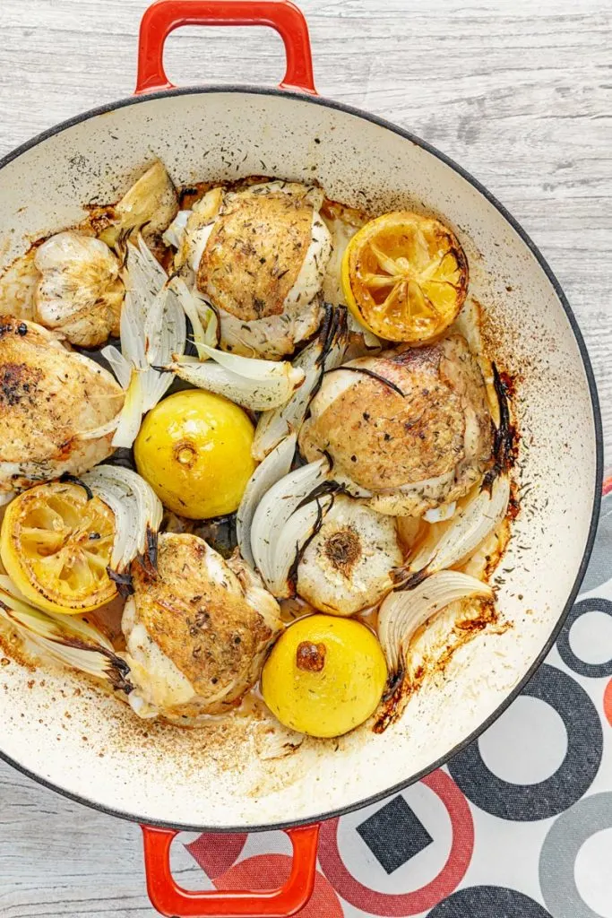 Zingy Simple Lemon And Garlic Chicken Thighs Krumpli