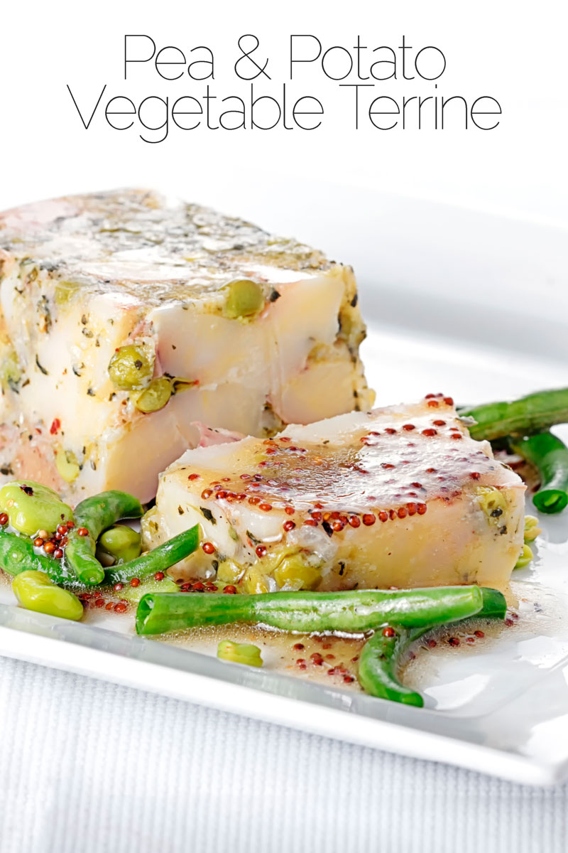 Buttery Pea & Potato Vegetable Terrine Krumpli