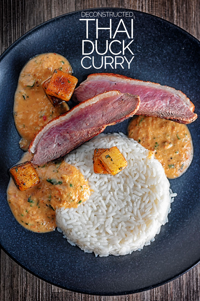 Deconstructed Thai Duck Curry with Pineapple | Krumpli