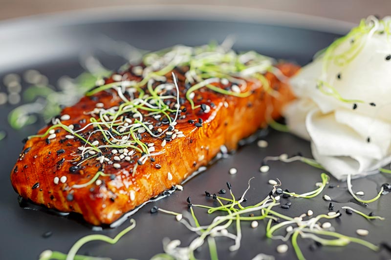 Quick Pan Fried Salmon Teriyaki Krumpli