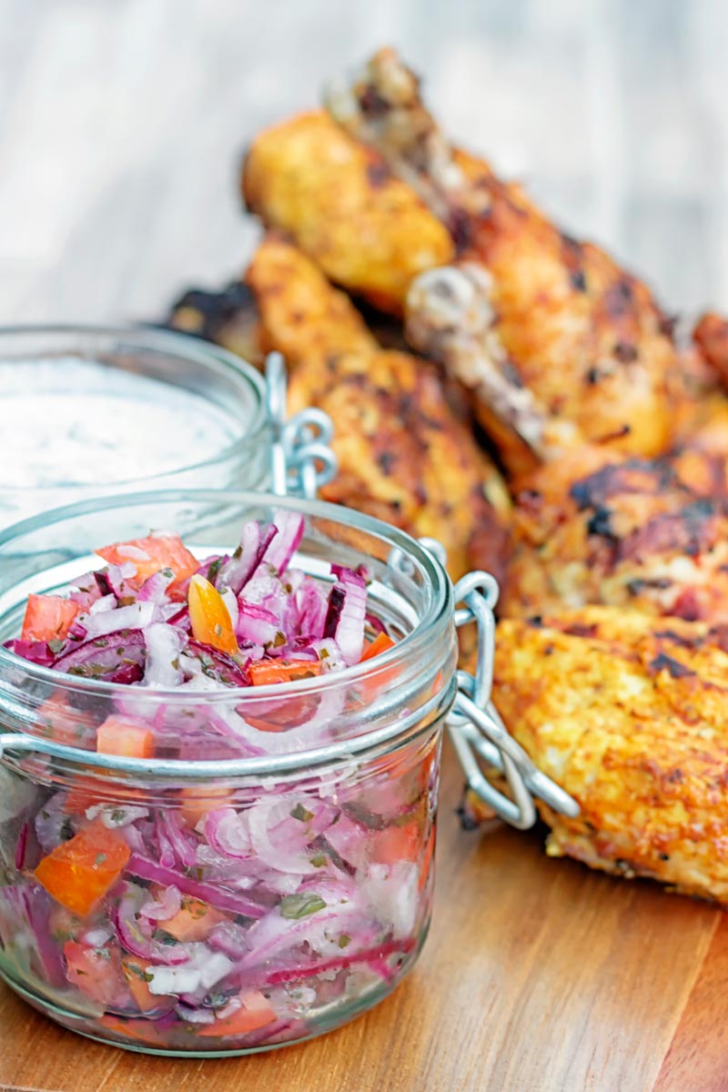 BBQ Indian Tandoori Chicken - Krumpli