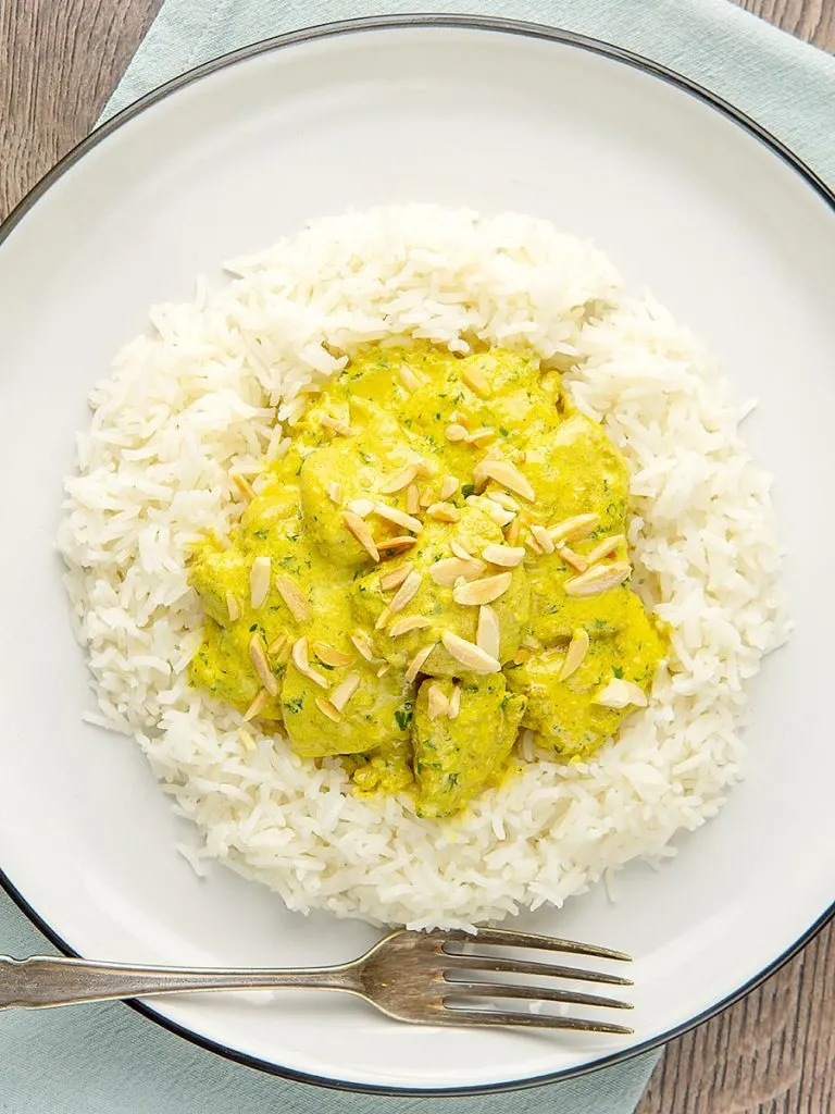 Indian Chicken Korma Curry Krumpli