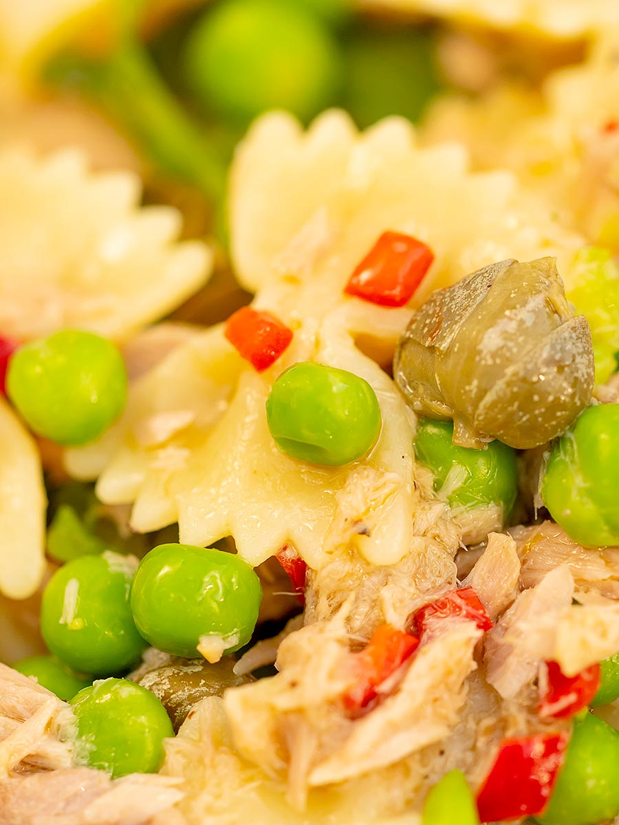 Tuna Pasta Salad with Peas & Rocket | Krumpli