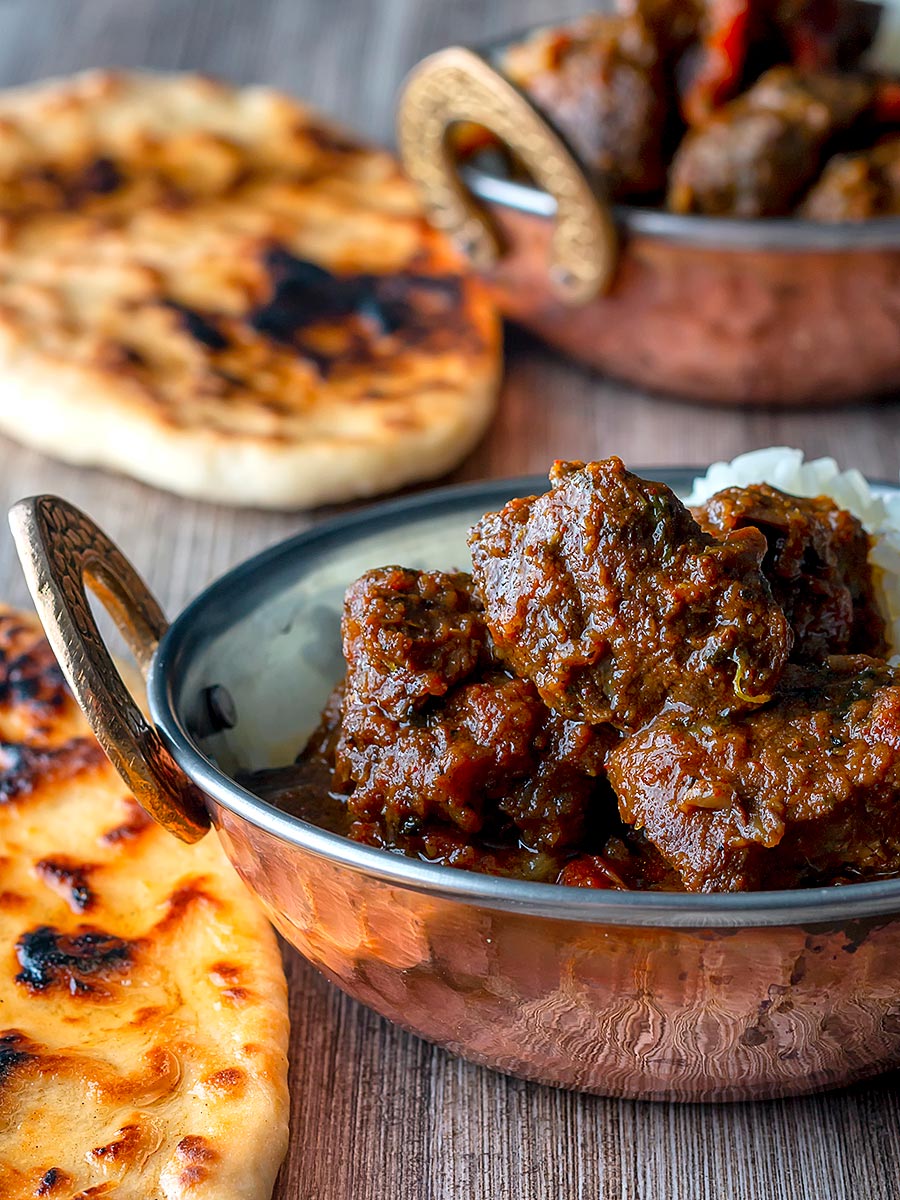 Beef Vindaloo Pressure Cooker & Stovetop Krumpli