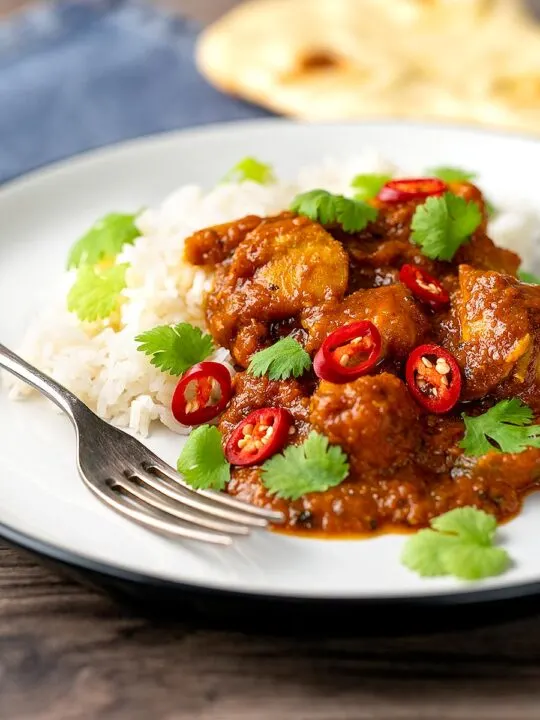 Chicken Balti a British Indian Curry - Krumpli