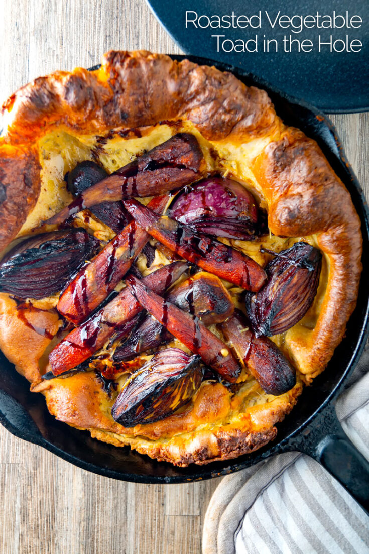 Roast Vegetable Toad In The Hole With Balsamic Veggies Krumpli