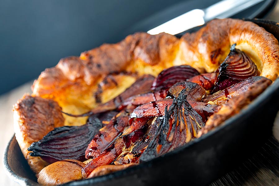 Roast Vegetable Toad in the Hole with Balsamic Veggies ...