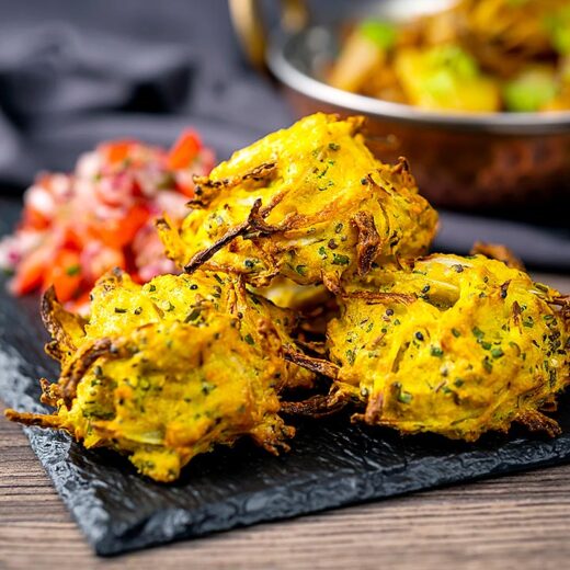 Lighter Air Fryer Onion Bhaji or Bhajia Quick and Easy Krumpli