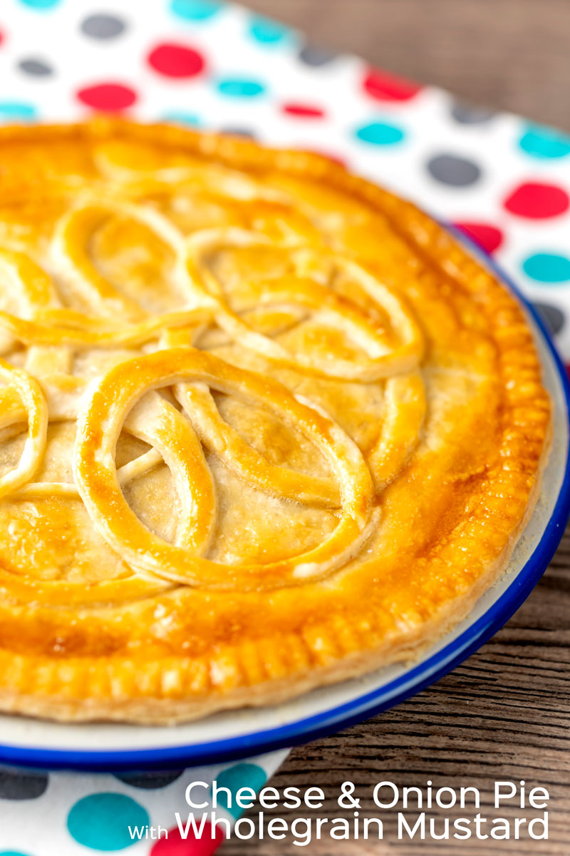 Cheese and Onion Pie with Potatoes & Mustard - Krumpli