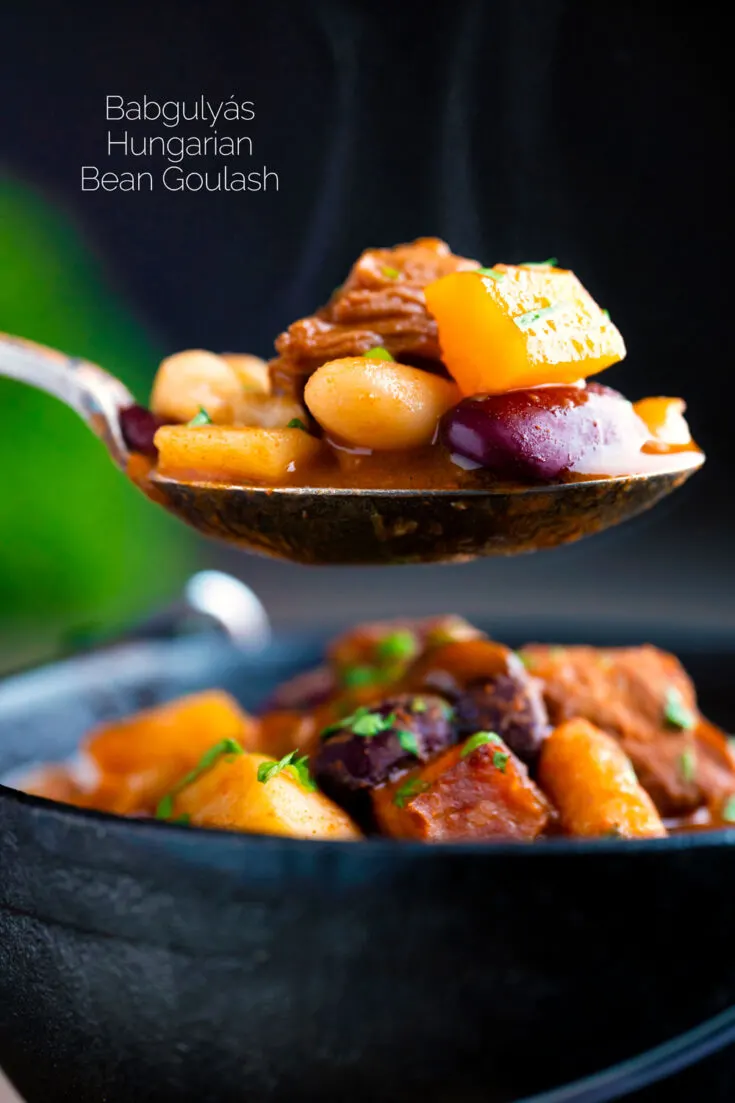 Babgulyas a Hungarian Bean Goulash Krumpli