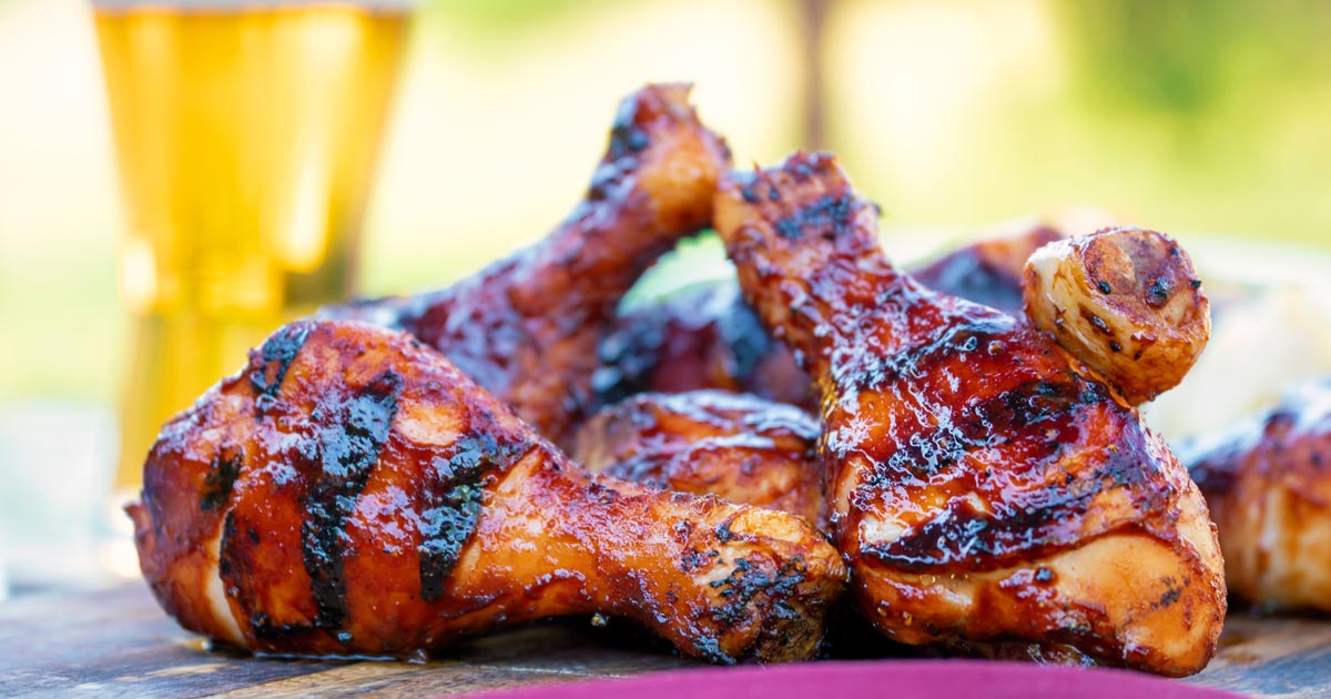 Beer and Honey BBQ Chicken Drumsticks