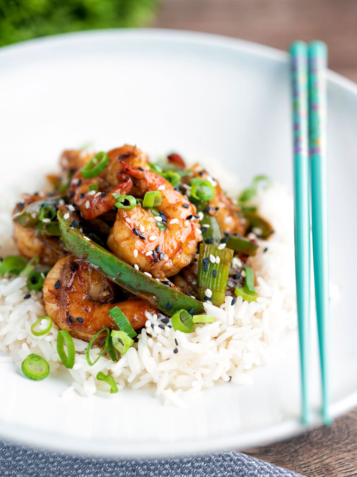 Szechuan Prawns Quick Spicy Stir Fry Krumpli