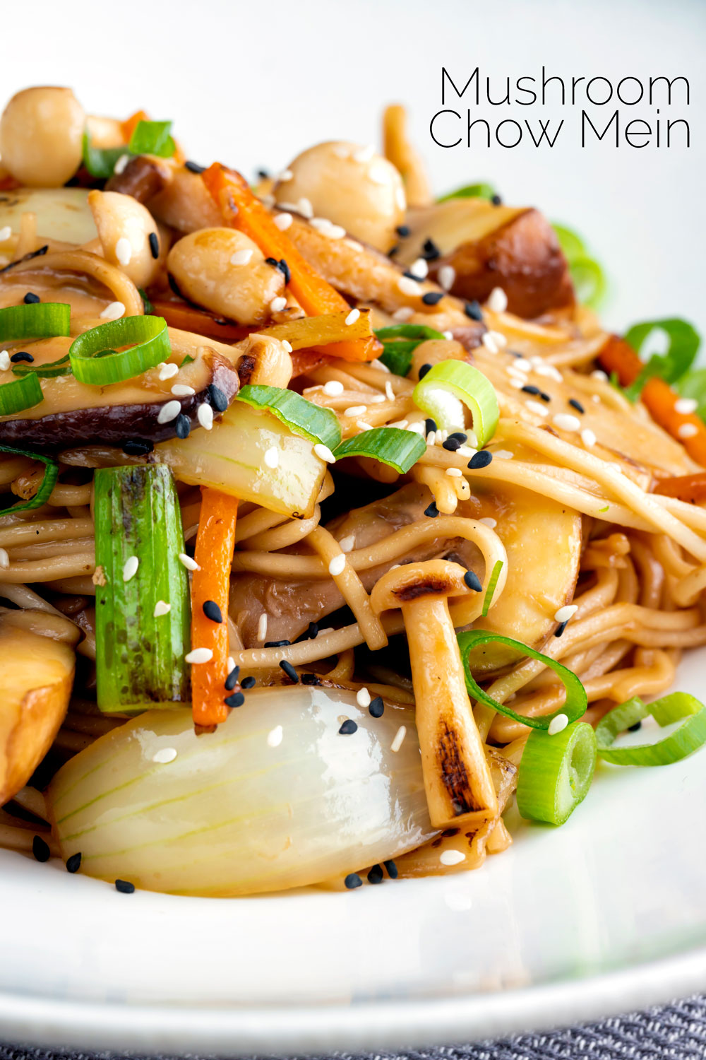 Mushroom Chow Mein Vegetarian Fakeaway Krumpli