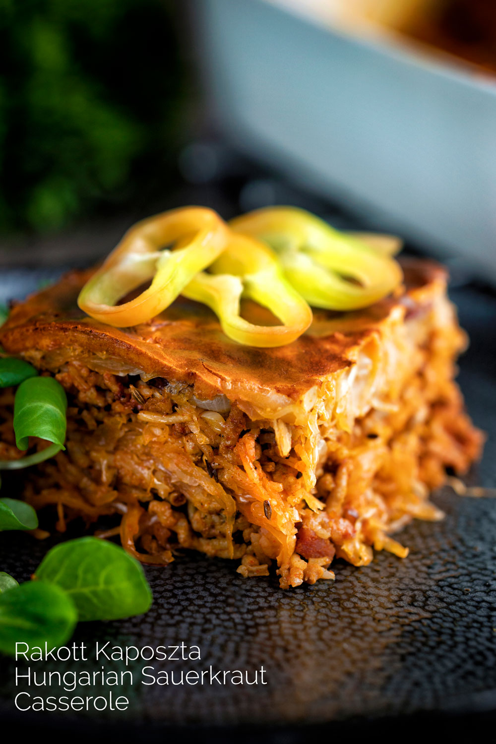 Rakott Kaposzta Hungarian Sauerkraut Casserole Krumpli