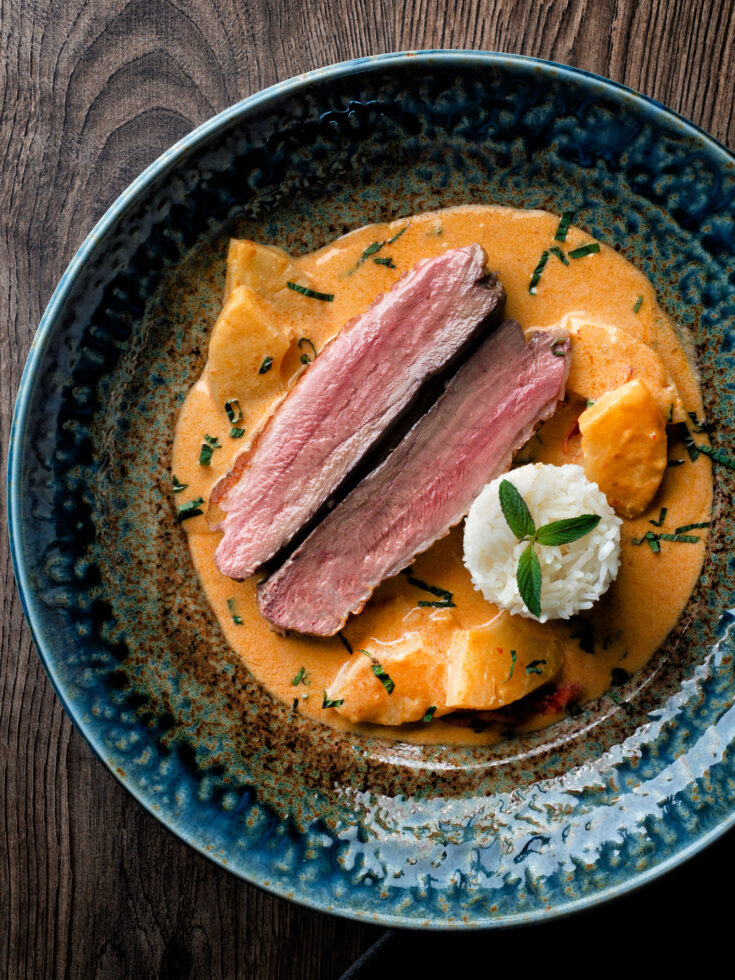 Thai Red Duck Curry with Pineapple - Krumpli