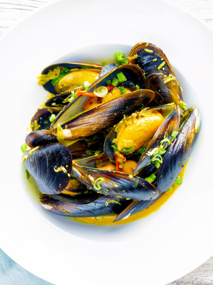 Indian Curry Mussels With Coconut Milk Krumpli