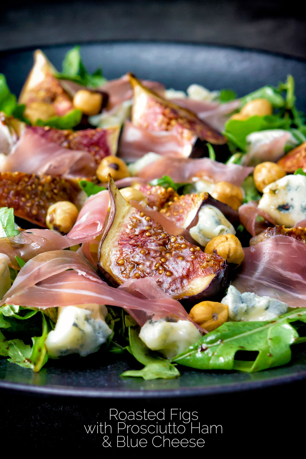Roasted Figs Salad Recipe with Prosciutto Ham Krumpli