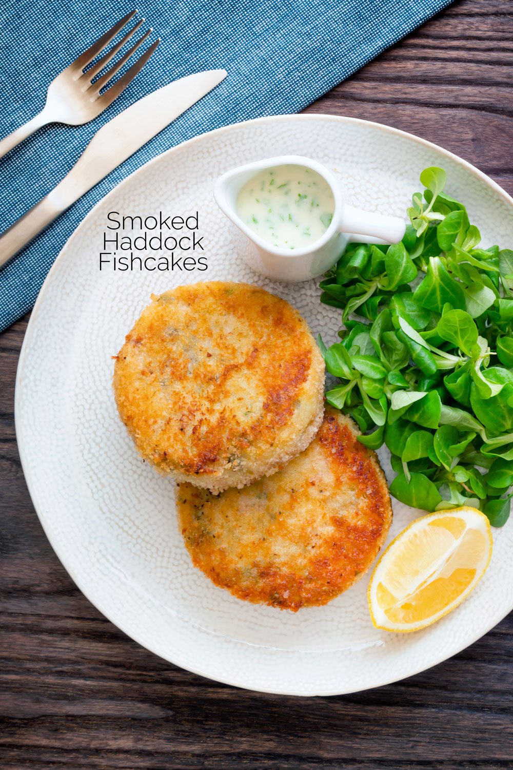 Smoked Haddock Fishcakes with Capers Krumpli
