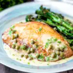 Pan fried skate wings served with a prosecco and caper butter sauce.