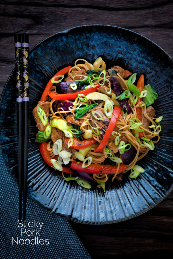 Hoisin Pork Stir Fry with Noodles - Krumpli