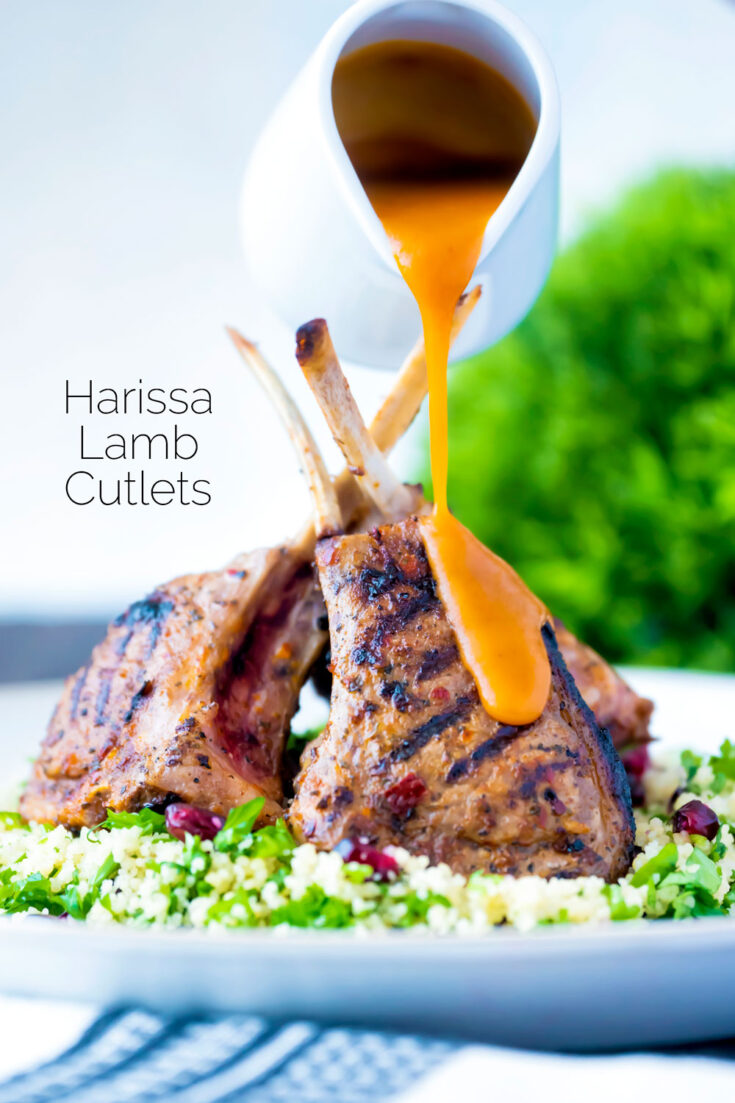 Grilled Harissa Lamb Chops