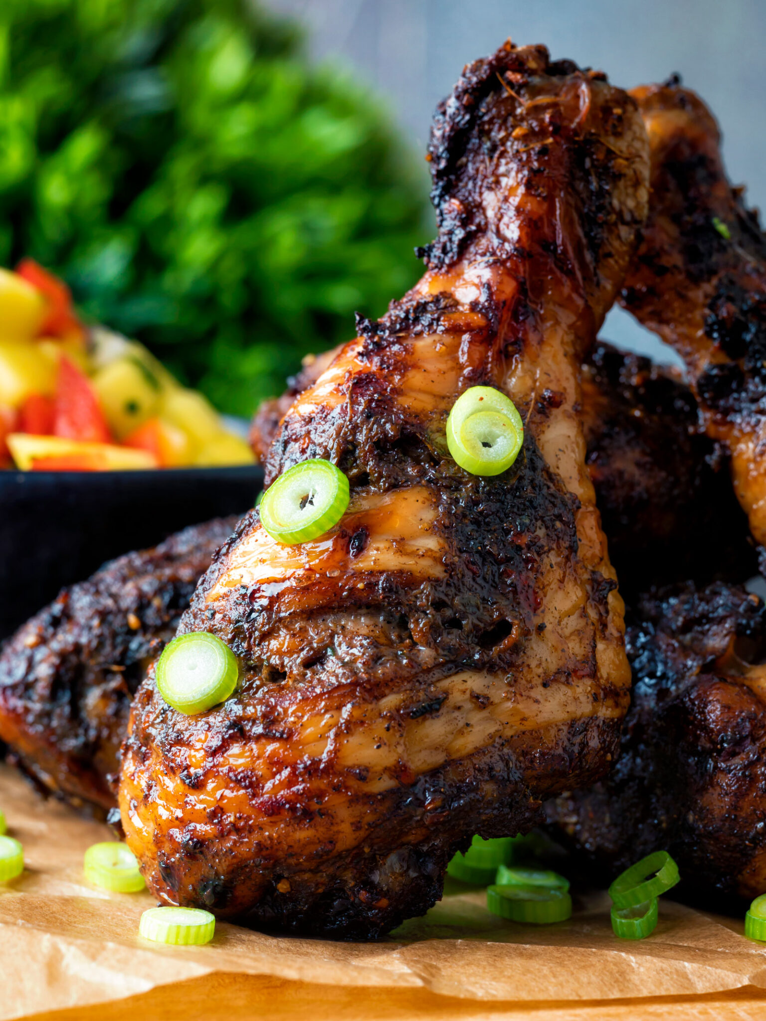 Jerk Chicken Drumsticks Baked or Air Fried Krumpli