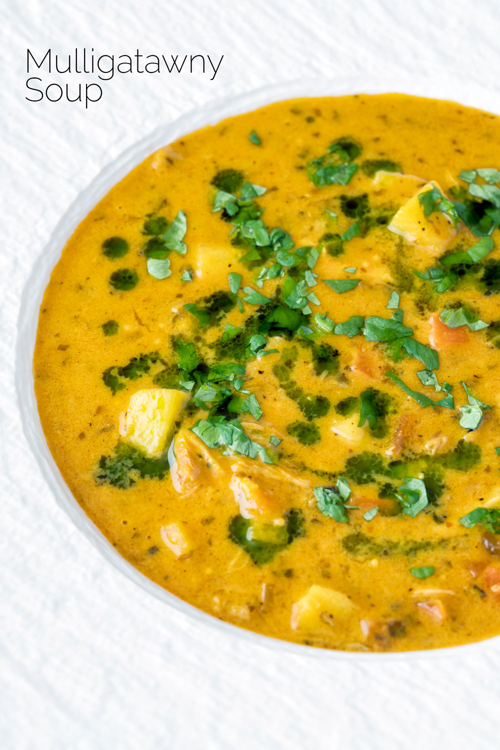 Chicken Mulligatawny Soup with Coconut Milk - Krumpli