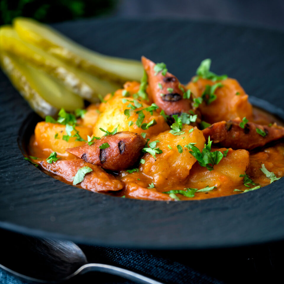 Paprikas Krumpli Hungarian Potato and Sausage Stew Krumpli