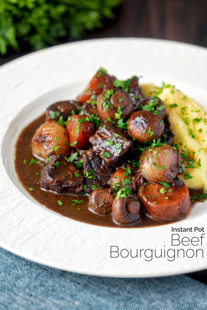 Instant Pot Beef Bourguignon or Burgundy Krumpli