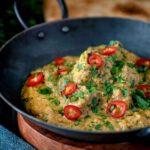 Indian influenced lamb pasanda almond and yoghurt curry.