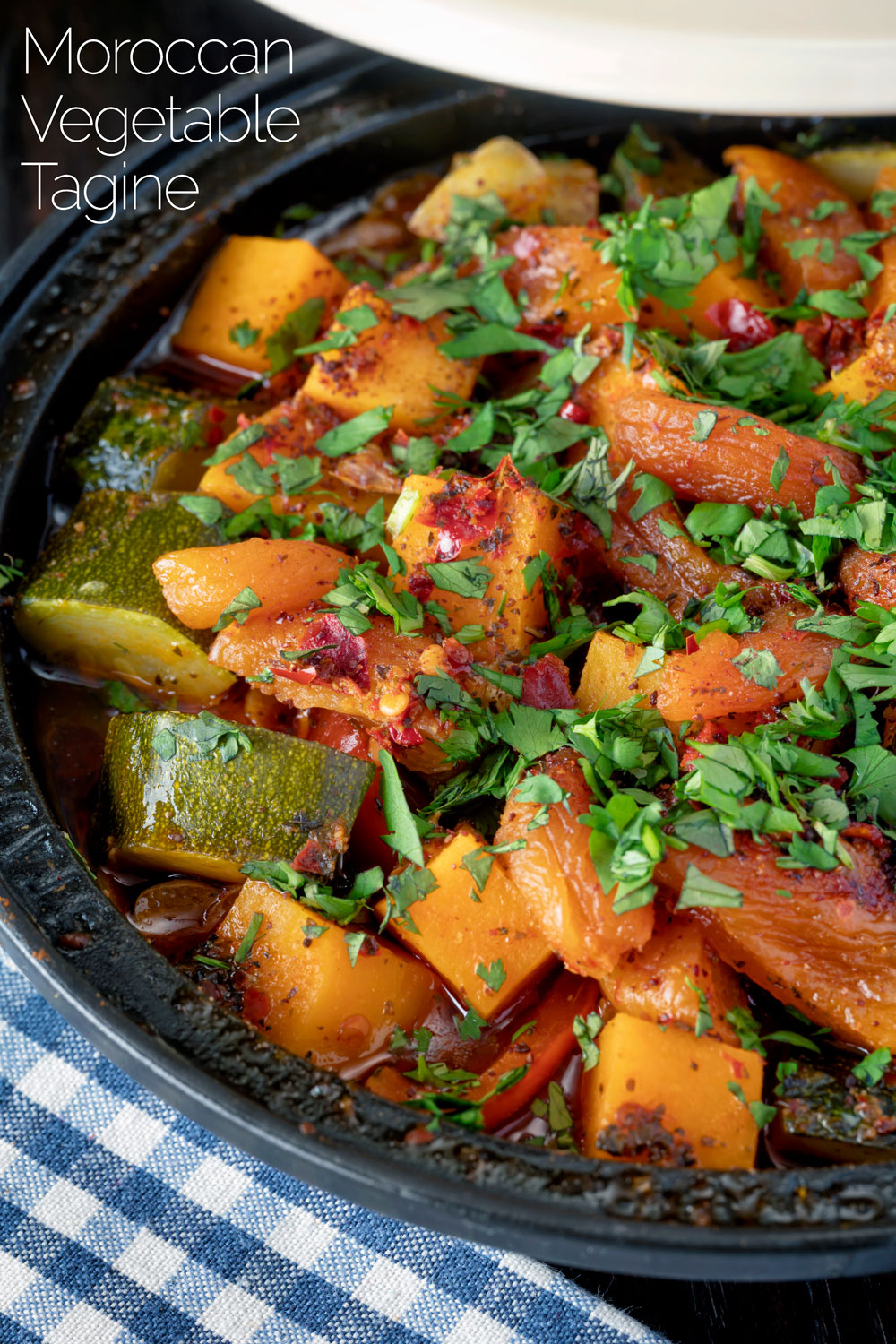 Moroccan Vegetable Tagine with Harissa - Krumpli