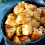 Parmentier potatoes or mini roast potatoes with rosemary and garlic.