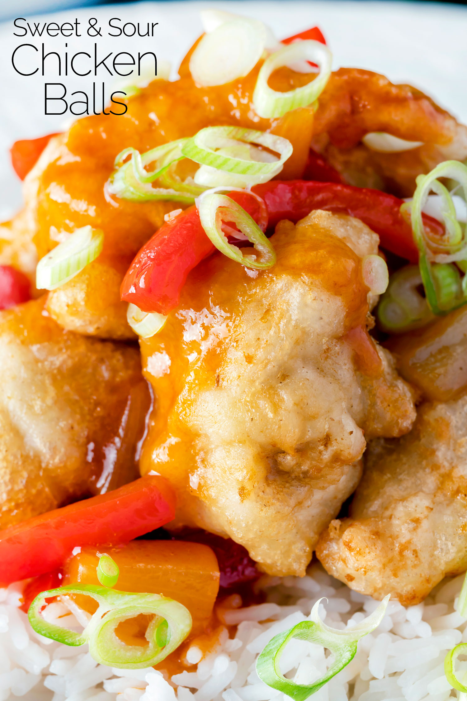 Sweet and Sour Chicken Balls in Crispy Batter Krumpli